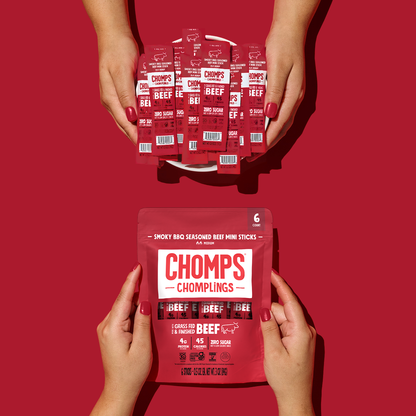 6 ct. Smoky BBQ Beef Chomplings - Essential Choice