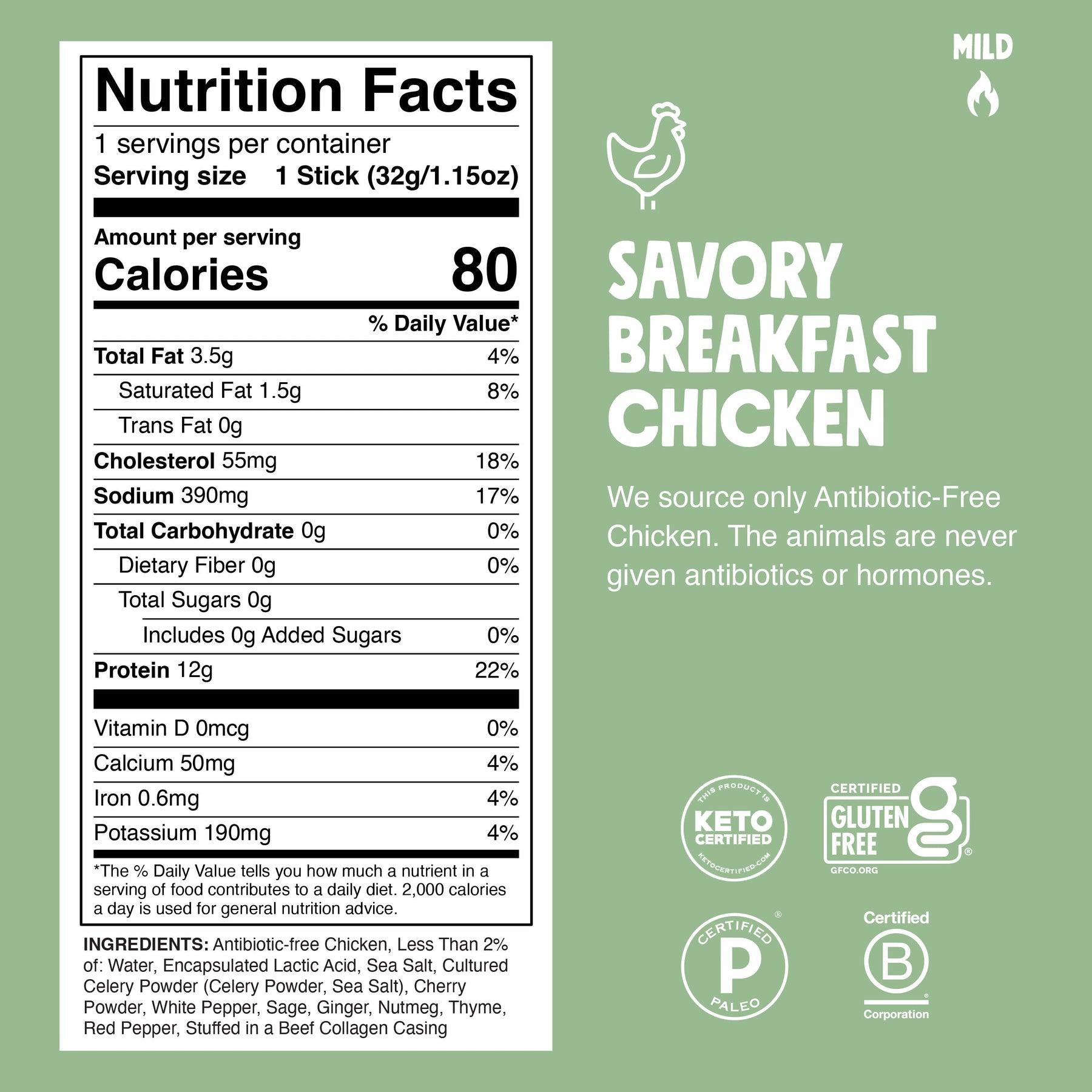 Savory Breakfast Chicken - Easy Pick Style