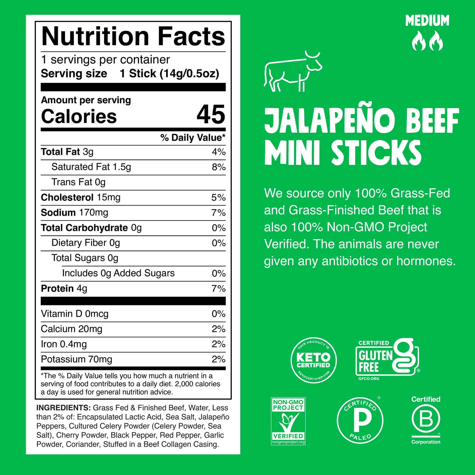 6 ct. Jalapeno Beef Chomplings - Soft Travel Choice