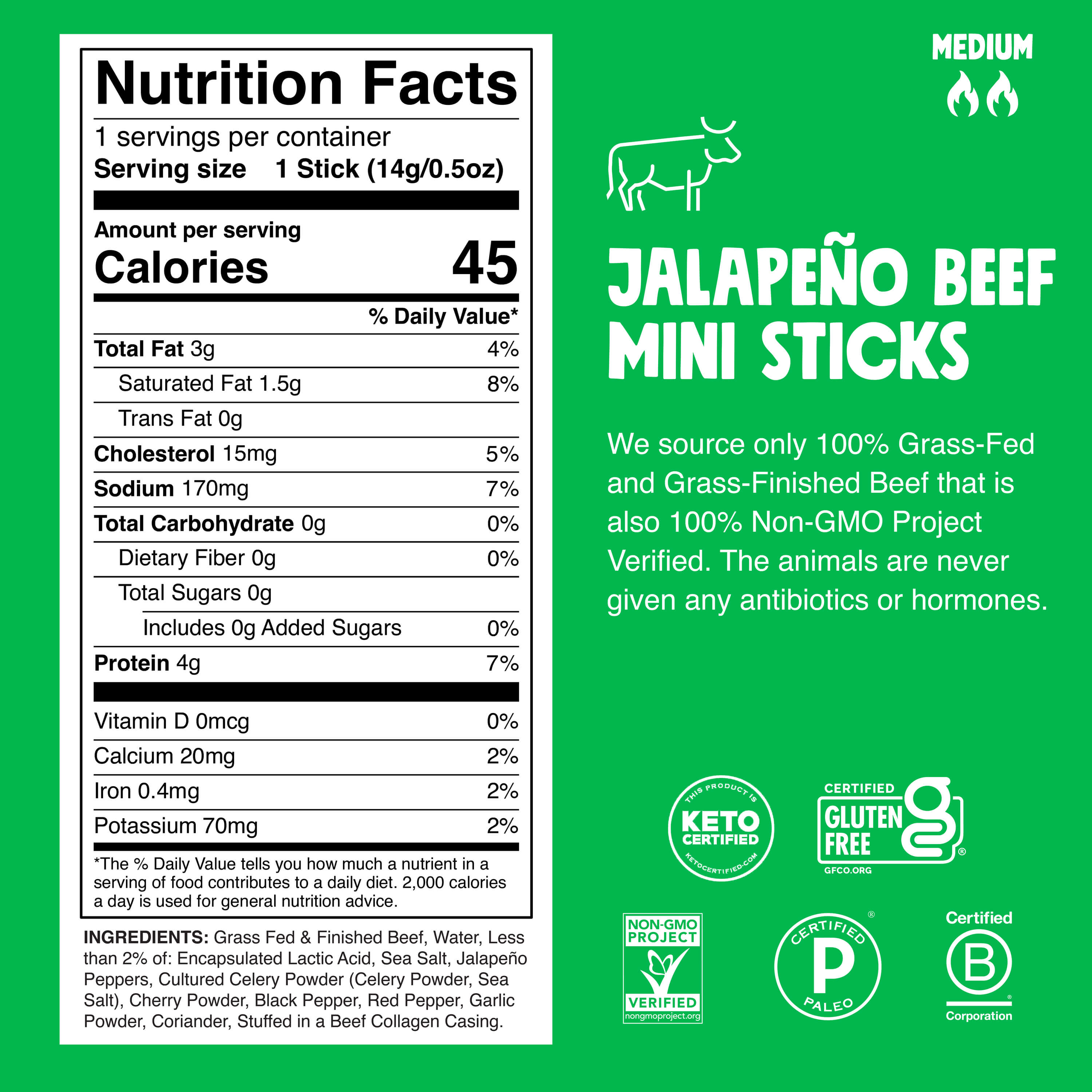 6 ct. Jalapeno Beef Chomplings - Soft Travel Choice