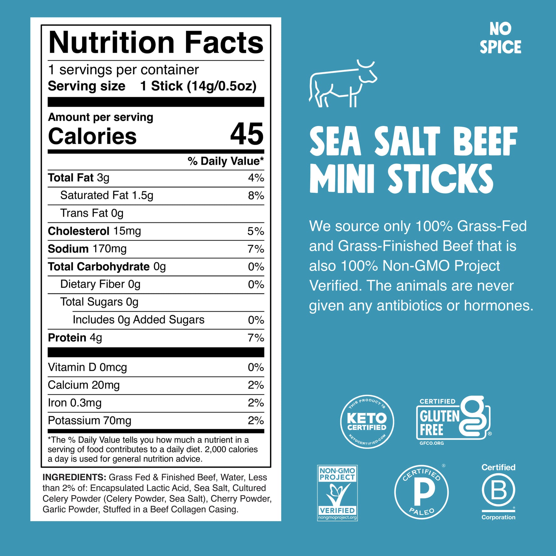 6 ct. Sea Salt Beef Chomplings - Simple Savory Pack