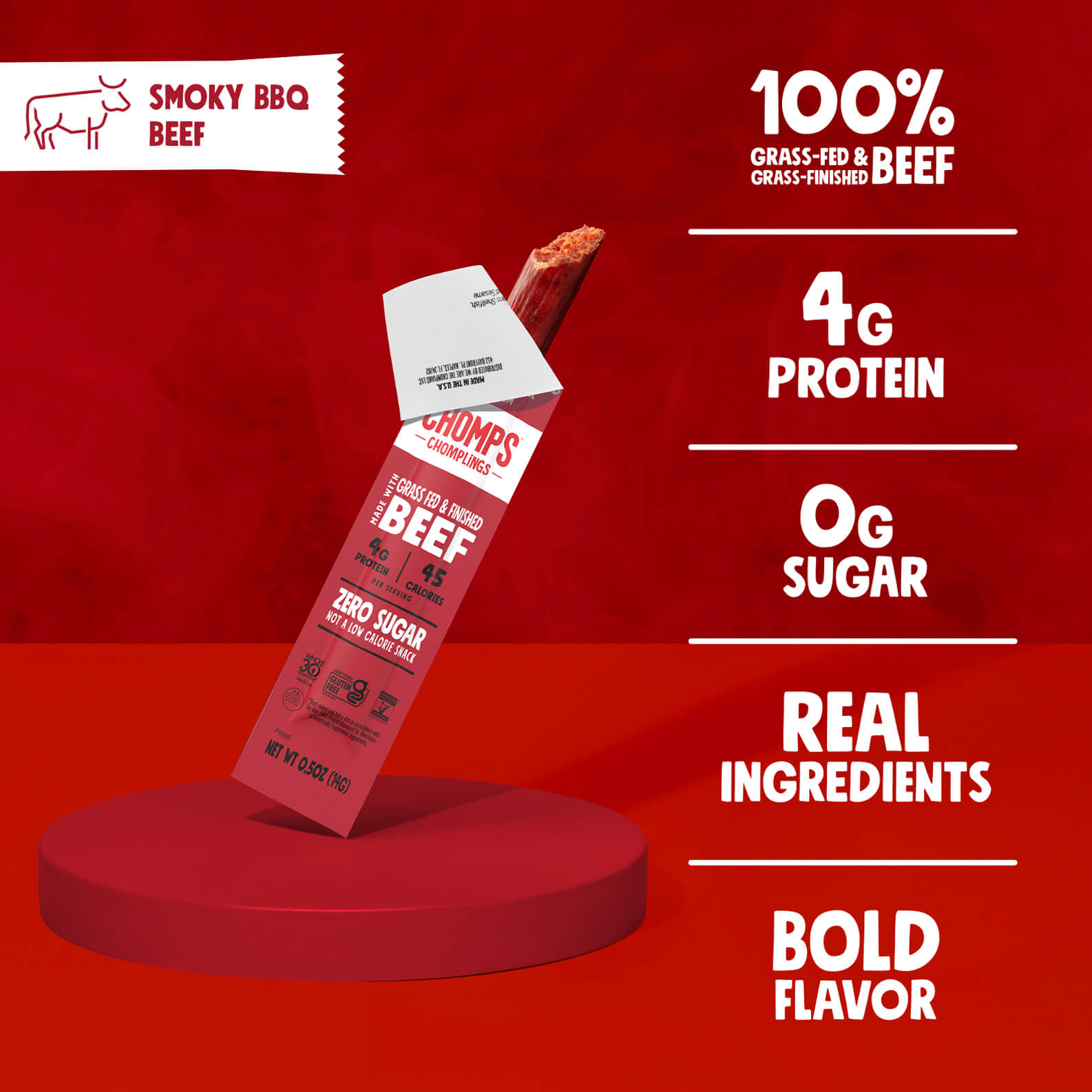 Smoky BBQ Beef Chomplings - Clean Stock Carry