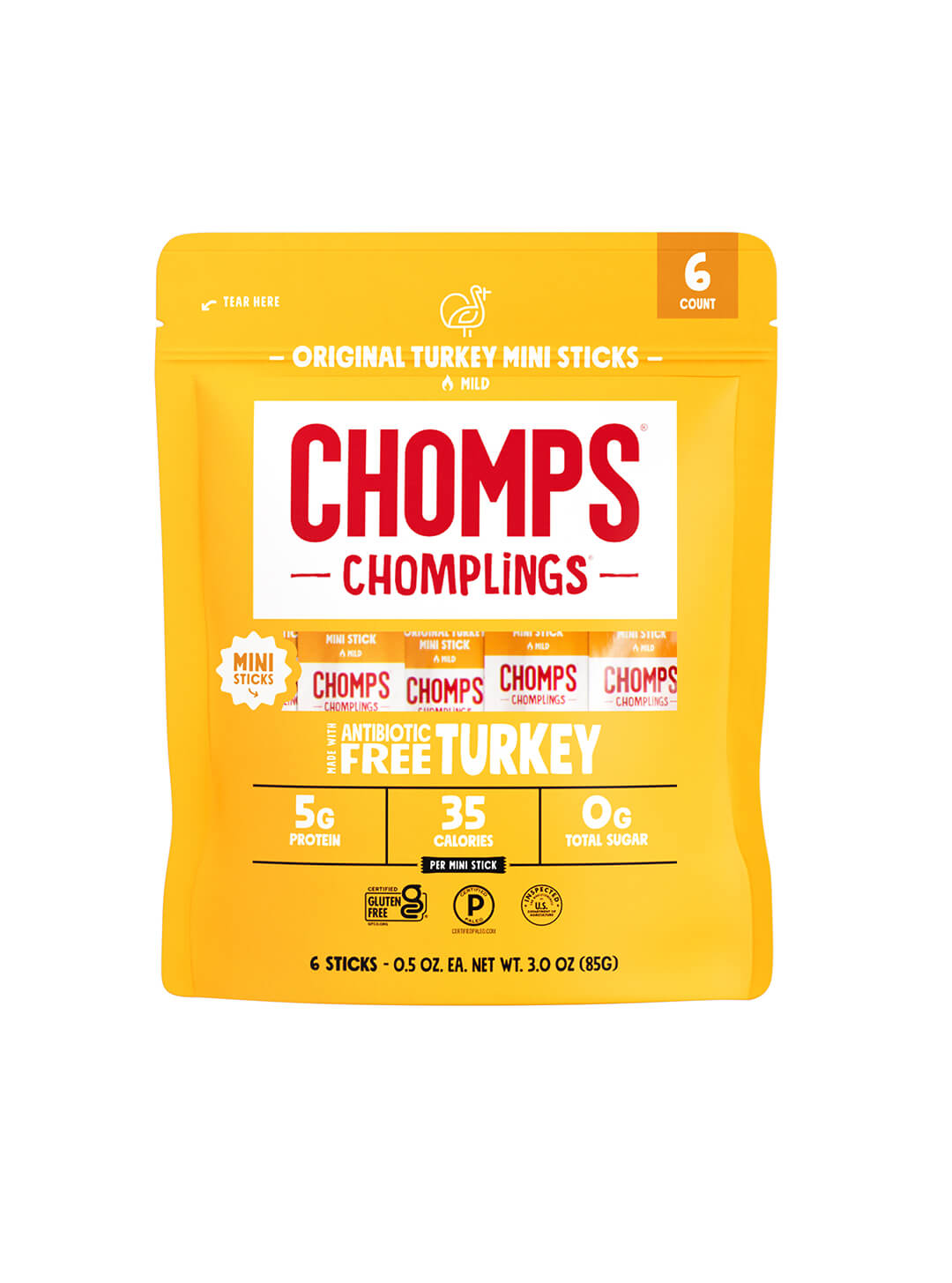 6 ct. Original Turkey Chomplings - Soft Active Choice