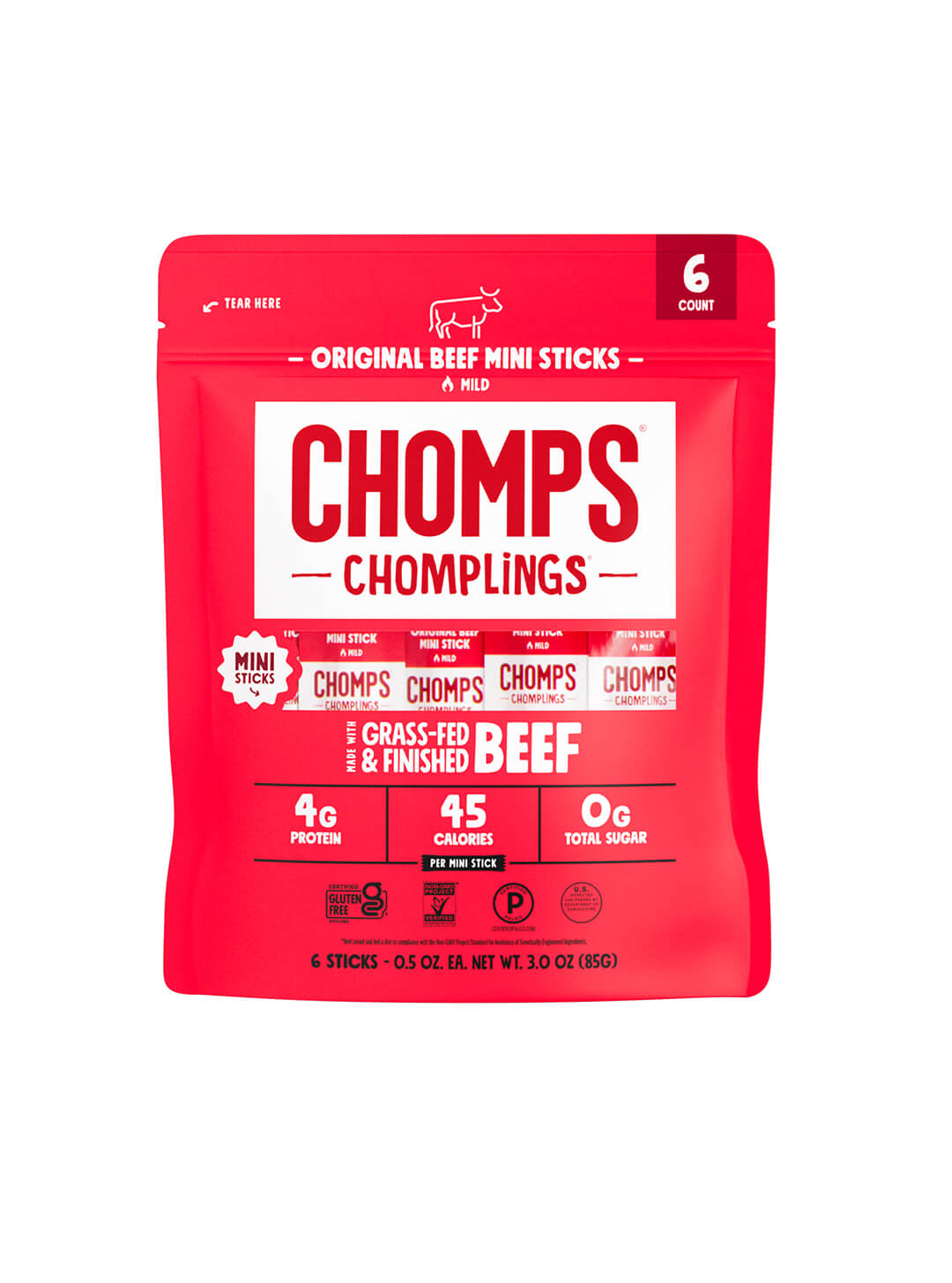 6 ct. Original Beef Chomplings - Premium Beef